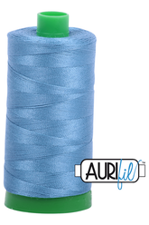 Aurifil Mako 40wt 2-ply Cotton 1000 m 1094 yd. spool - 4140 Wedgewood